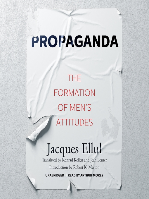 Title details for Propaganda by Jacques Ellul - Available